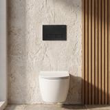 Ensemble de Bâti-Support WC 024N avec Plaque de Commande HD Black