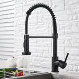 Air outlet with aerator for kitchen faucet REA Colin Black