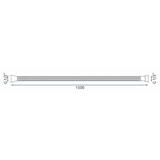 Flessibile doccia Rea Brush Gold 150 cm
