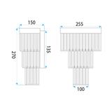 Wandlampe APP1535-1W Gold