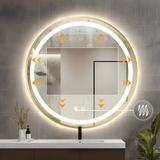 Oglindă LED 80cm MMJ Gold