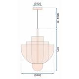 Deckenlampe Rose Gold APP888-CP