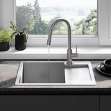 Стоманена мивка Paul BRUSH NICKEL