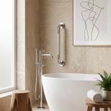 Barre d'appui de salle de bain antidérapante 104 Chrome