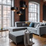 Hängelampe APP1334-3CP Black Gold