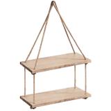 Półka ścienna drewniana 22 WHITE