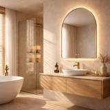 Lustro ścienne LED 80x60cm CAMLOT