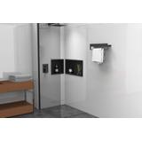 Bathroom shelf SF01 60cm black matt