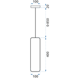 Deckenlampe White Gold APP665-1CP