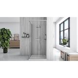 Tuš kabina Rea City 90x90 Nickel Brush