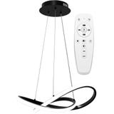 Deckenlampe Ring Led + Fernbedienung APP391-CP Black