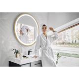 Miroir LED 80cm MMJ BRUSH  GOLD
