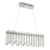 LED кристална висяща лампа SWE073-CP 60cm Chrome