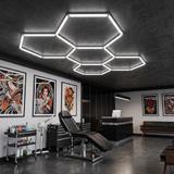 Lampa LED HEXAGON JNH051-H Biała