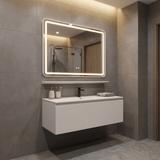 LED sieninis veidrodis su lentyna 80x60 cm L-8060