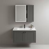 Conjunto de muebles de baño con lavabo Monti 60cm Grey