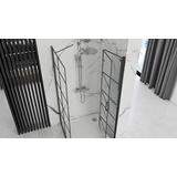 Shower enclosure Rea Molier Black 90x80