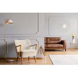 Lustro geometryczne 12-kątne białe 58 cm MC60375