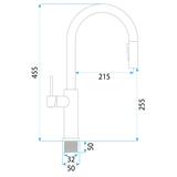 Kitchen faucet Rea Master Brush Gold