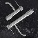 Fürdőszobai csaptelep Rea Lungo Stripe Brush Nickel Low