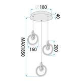 Lampe LED LHJ093-3CP GOLD