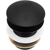 Wanne Stöpsel Klik-Klak Rea Black 6cm