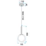 LED-Hängeleuchte LHJ058-CP1 Brush Gold