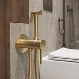 Inbouw Bidetmengkraan Rea Lungo Loop Diamond Brush Gold