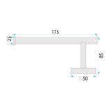 UCHWYT NA PAPIER TOALETOWY 6611 Modern Miedź