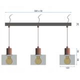 Hängelampe CALI APP004-3CP