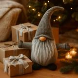 Skrzat świąteczny 35cm YX045 GREY