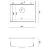 гранитная мойка KURT 110 WORKSTATION BEIGE