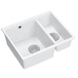 évier en granit Logan 150 White