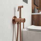 Inbouw Bidetmengkraan Rea Lungo Loop Diamond Brush Copper