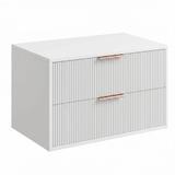 Kúpeľňová skrinka pod umývadlo Rea Mono 80cm White