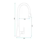 Смеситель кухонный Rea Mild brush gold