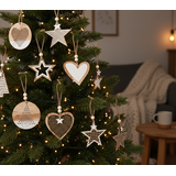 Dekoracje świąteczne 311366 mix 8szt