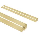 Rea Aero Gold Brushed N 90 Walk In dušo sienelė su lentyna ir Evo kabykla