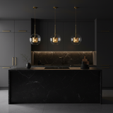 Hängelampe Glas Gold loft APP555-1CP 25 cm