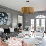 Goldene Deckenlampe APP1560-12CP