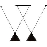 Deckenlampe loft black shine APP548-2CP