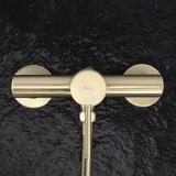 Tuš pipa REA Lungo Stripe Brush GOLD