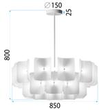 Hängelampe LED APP1671-1CP White