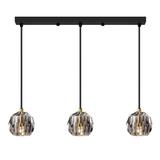 Kristall Deckenlampe APP587-3CP Black