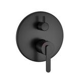 Podomítková sprchová sada Rea Ontario Black + BOX