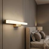 ΦΩΤΙΣΤΙΚΟ ΤΟΙΧΟΥ ΜΠΑΝΙΟΥ LED 60CM APP1852-1W BRUSH GOLD