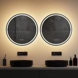 Zrkadlo LED 70cm MMJ BRUSH SILVER