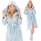 Bathrobe Nancy L.Blue + socks  S/M