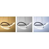 Deckenlampe Ring Led + Fernbedienung APP391-CP Black