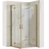 Cabina doccia REA Hugo 80x90 Gold Brush